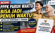 PPPK Paruh Waktu Bisa Diangkat Jadi Penuh Waktu Usai Kontrak Setahun, Ini Syarat Resminya