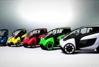 Toyota i-Road, konsep tiga roda yang memadukan karakter mobil dan sepeda motor.