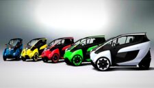 Toyota i-Road, konsep tiga roda yang memadukan karakter mobil dan sepeda motor.