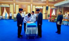 Wawako Azhar Hamzah Lantik Lima Pejabat Eselon II Pemkot Sungai Penuh