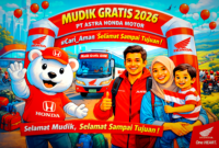 Gambar karikatur mudik gratis AHM