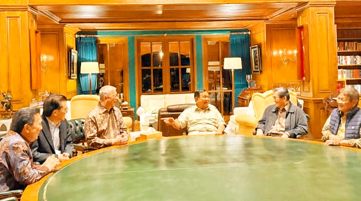 Poto : Pertemuan Prabowo (tim Prabowo)