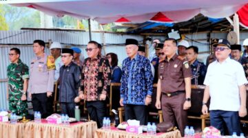 Wako Alfin Letakkan Batu Pertama Pembangunan Pasar Sungai Penuh