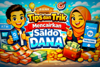 Gambar ilustrasi karikatur AI