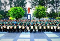 18 prajurit Kodam Vl/Mulawarman menerima penghargaan. (Foto: Dok. Kodam VI/Mlw)