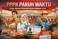Gambar ilustrasi PPPK Paruh Waktu (AI)