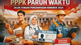 Gambar ilustrasi PPPK Paruh Waktu (AI)
