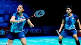 Amallia Cahaya Pratiwi/Siti Fadia Silva Ramadhanti di German Open 2026 (dok. PBSI)