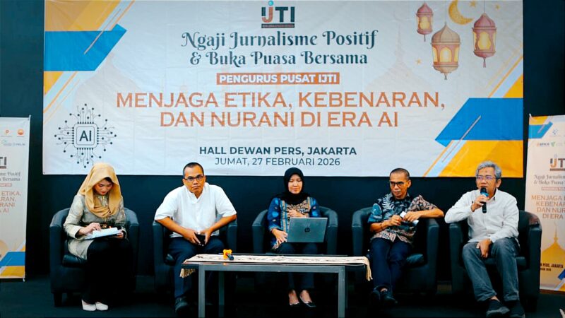Poto : Ngaji Jurnalisme Positif dan Buka Puasa Bersama Pengurus Pusat IJTI