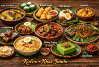 Gambar Ilustrasi Kuliner Jambi
