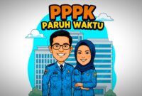 Gambar Ilustrasi PPPK Paruh Waktu (AI)
