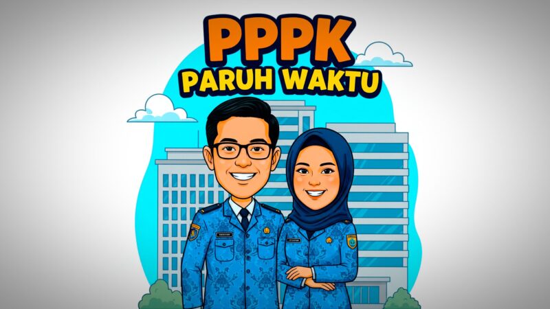 Gambar Ilustrasi PPPK Paruh Waktu (AI)