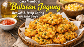 Gambar Ilustrasi Bakwan Jagung Renyah dan Gurih