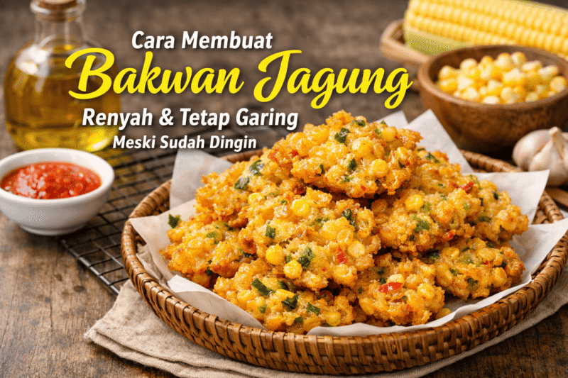 Gambar Ilustrasi Bakwan Jagung Renyah dan Gurih