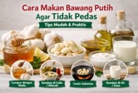 Gambar : Bahan campuran makan bawang putih