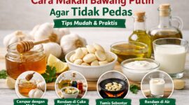 Gambar : Bahan campuran makan bawang putih