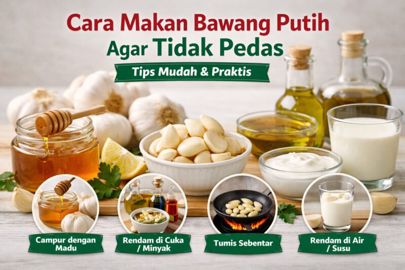 Gambar : Bahan campuran makan bawang putih