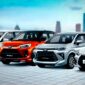 Gambar deretan mobil toyota