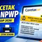 Cara cetak kartu NPWP di Coretax DJP 2026