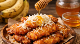 Gambar Pisang Goreng Madu Keju