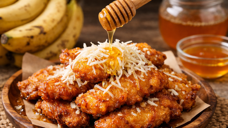 Gambar Pisang Goreng Madu Keju