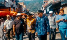 Penataan Pasar Tanjung Bajure Makin Intensif, Wawako Azhar dan Sekda Alpian Tinjau Langsung