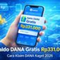Gambar : Cara Klaim Saldo Dana Gratis