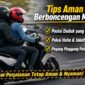 Tips aman berkendara saat berboncengan