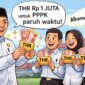 Gambar karikatur pppk paruh waktu terima THR 2026
