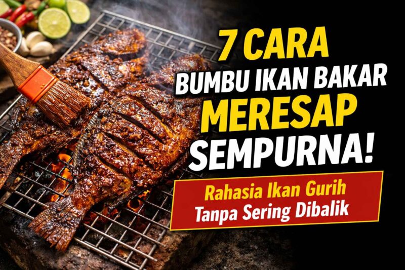Gambar ilustrasi 7 Cara membuat ikan bakar sempurna