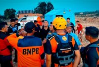 Pencarian Korban Perahu terbalik di Sungai Limun Sarolangun Jambi