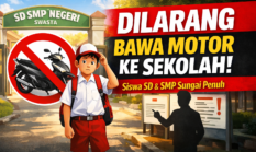 Pemkot Sungai Penuh Terbitkan Larangan Siswa SD-SMP Bawa Kendaraan Bermotor