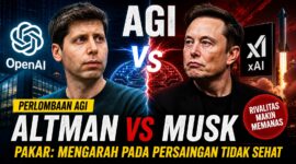 Persaingan AGI Sam Altman vs Elon Musk (ilustrasi)