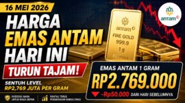 Gambar ilustrasi harga emas