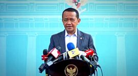 Menteri Energi dan Sumber Daya Mineral (ESDM), Bahlil Lahadalia di Istana. Dok Bakom
