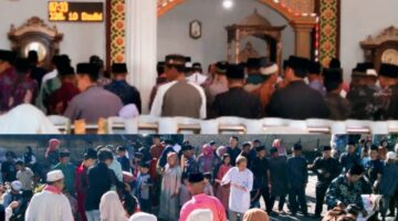 Masjid Al Hijrah Pancuran Bangko Gelar Sholat Id dan Penyembelihan Kurban