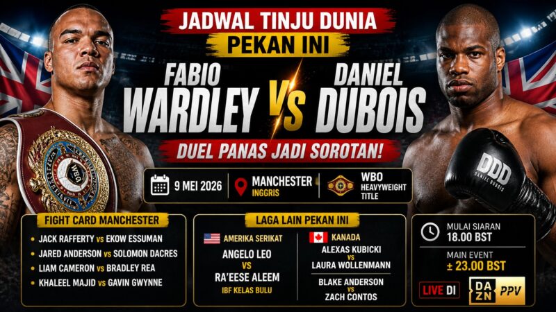 Jadwal Tinju Dunia pekan ini (AI)