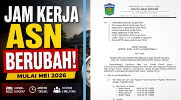 Pemkot Sungai Penuh Resmi Ubah Jam Kerja ASN 2026, Ini Jadwal Lengkapnya
