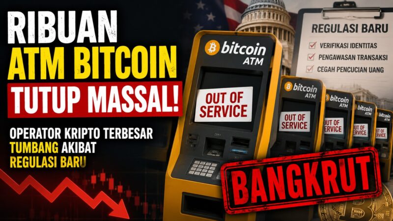 Gambar ilustrasi ATM Bitcoin