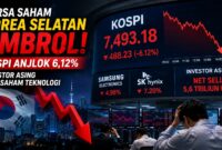 Gambar ilustrasi bursa saham