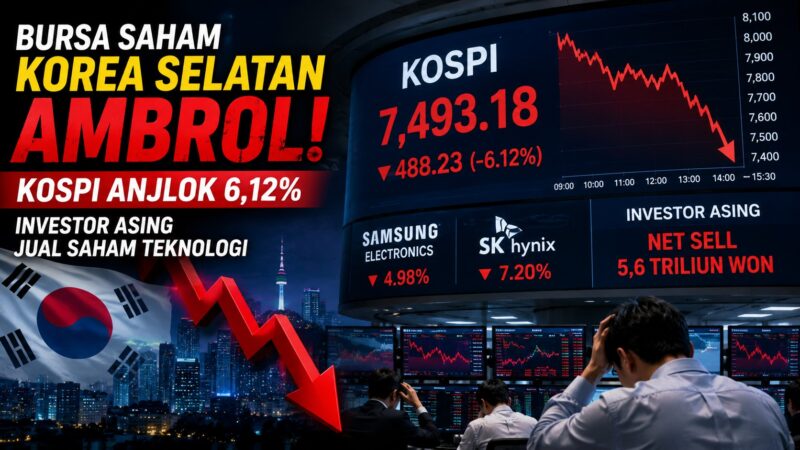 Gambar ilustrasi bursa saham