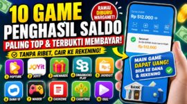 10 Game Penghasil Saldo yang Ramai Diburu Warganet, Bisa Cair ke Rekening Tanpa Ribet