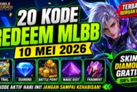 Kode Redeem MLBB 10 Mei 2026 (AI)