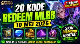 Kode Redeem MLBB 10 Mei 2026 (AI)