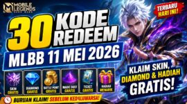 Kode Redeem MLBB ilustrasi AI