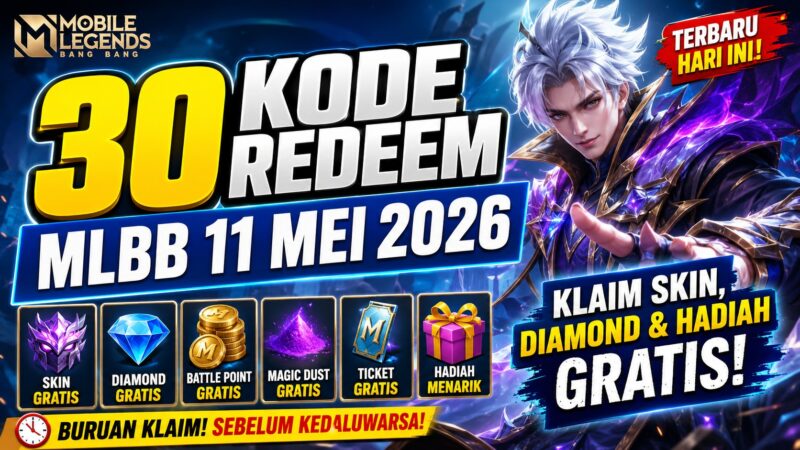 Kode Redeem MLBB ilustrasi AI