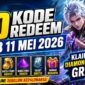Kode Redeem MLBB ilustrasi AI