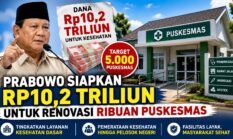 Prabowo Siapkan Rp10,2 Triliun untuk Renovasi Ribuan Puskesmas di Indonesia