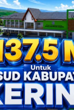 Tender RSUD Kerinci Rp137,5 Miliar Tuntas, Bupati Monadi Sebut Kado Bahagia bagi Masyarakat