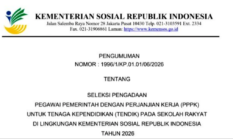 Kemensos Buka 5.127 Formasi PPPK Tenaga Kependidikan Sekolah Rakyat 2026, Cek Syarat dan Cara Daftarnya